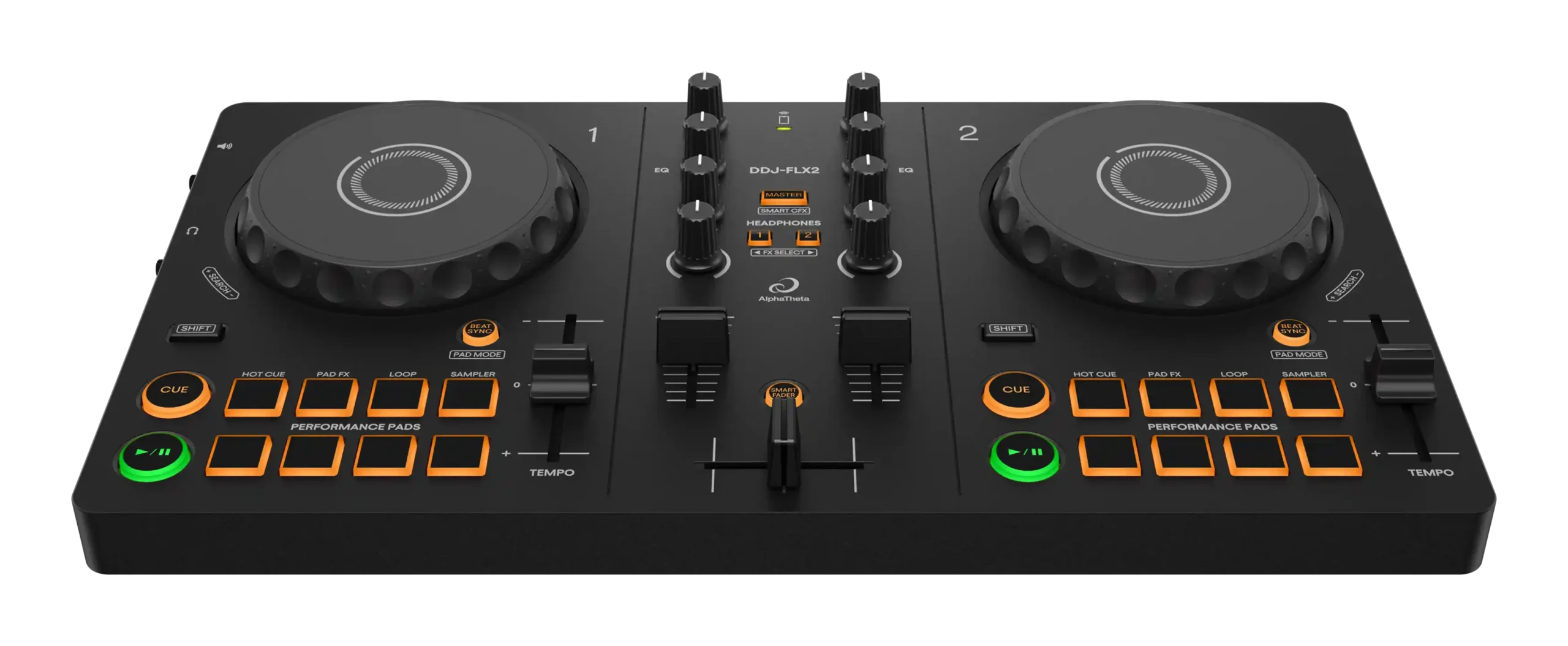 AlphaTheta DDJ-FLX2 2-deck DJ Controller - Image 3