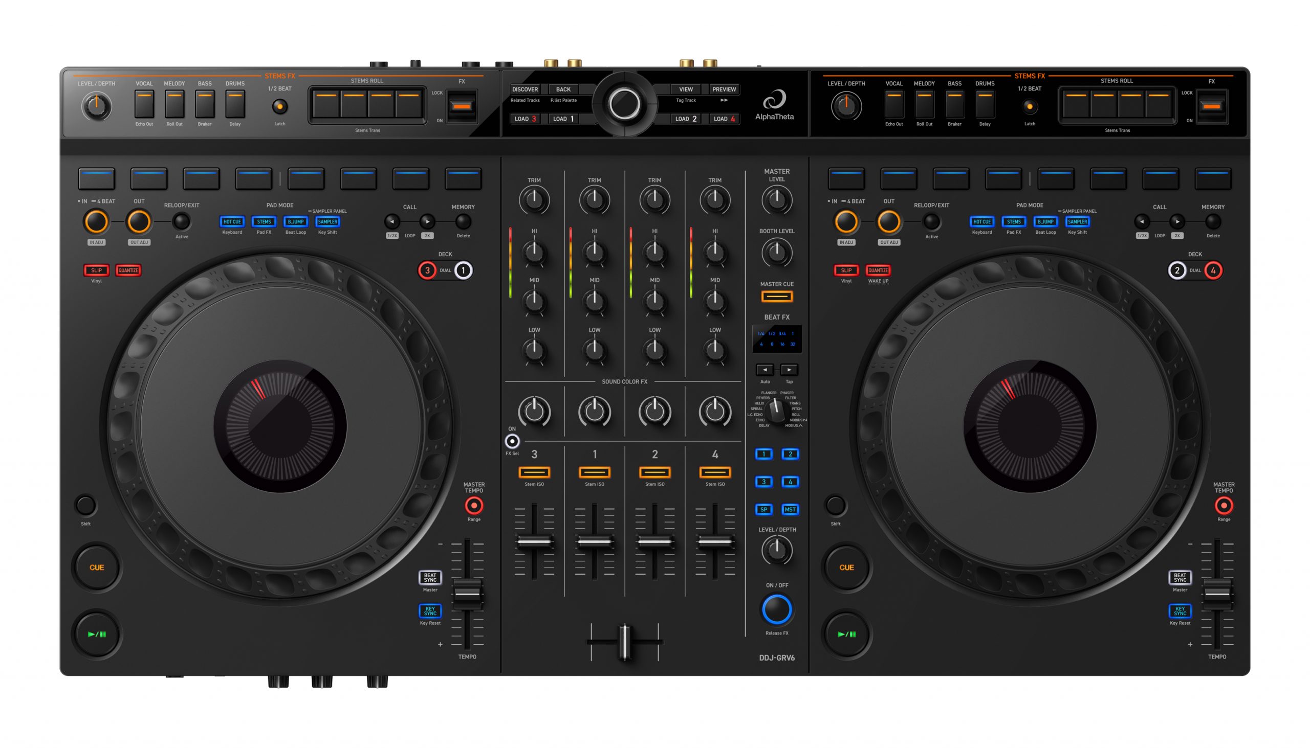 AlphaTheta DDJ-GRV6 - Image 2