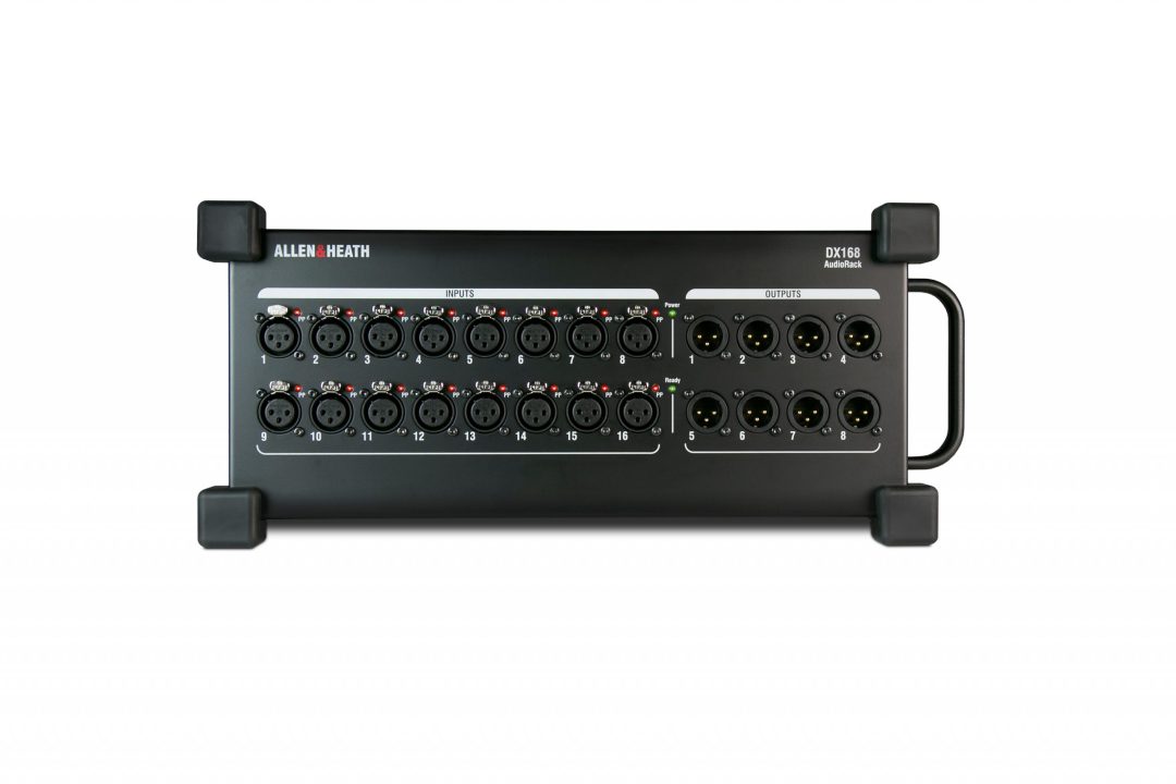 Allen & Heath DX168 96kHz stage box front