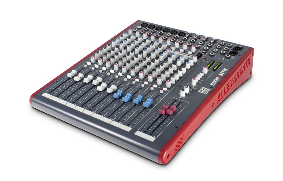 Allen & Heath ZED-14 analog mixer overview