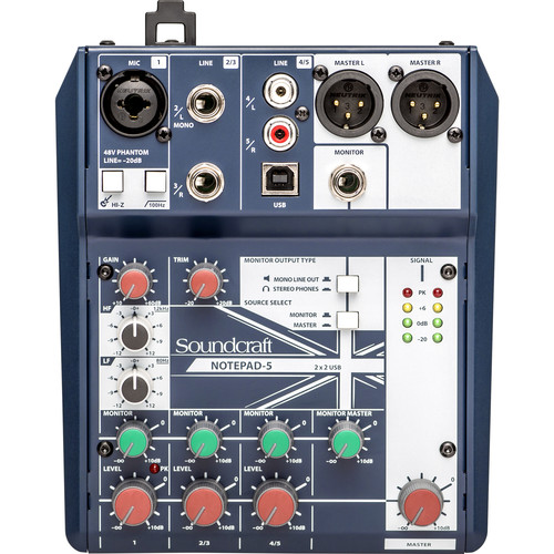 Soundcraft Notepad-5