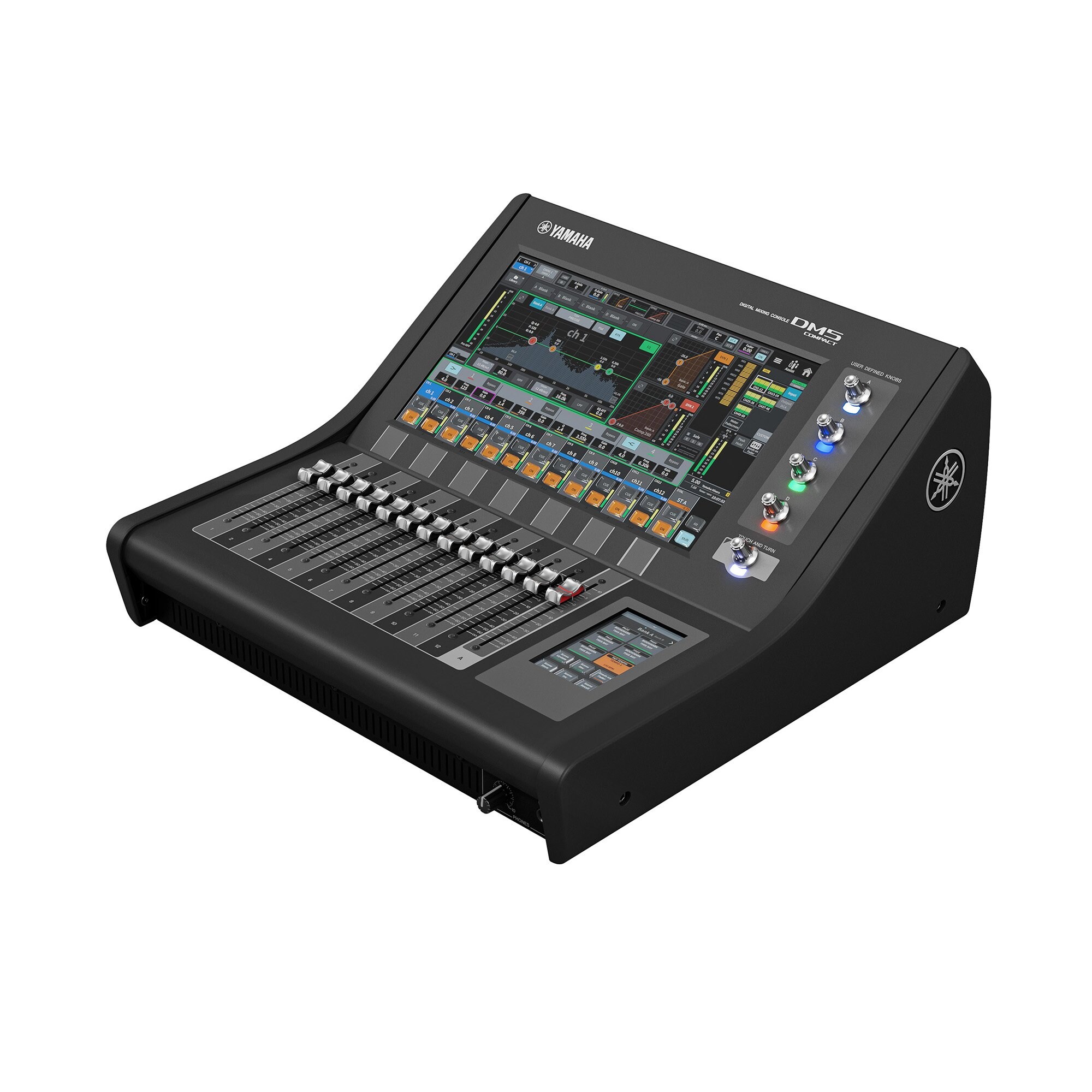 Yamaha DM5 Compact digital mixing console, left angle view